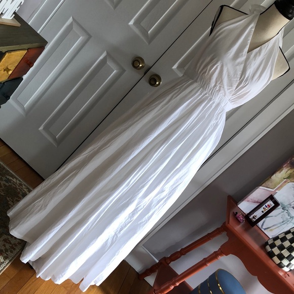 J. Crew Pants - J. Crew White Widest-leg Jumpsuit In Cotton Poplin